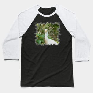 Cattle Egret Baseball T-Shirt